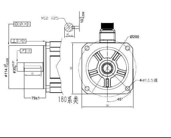 180 Series Brochure Mounting Drawing